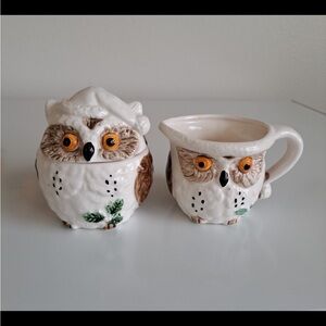 Vintage 1979 Enesco owls set